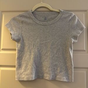 Brandy Melville Gray Crop Top